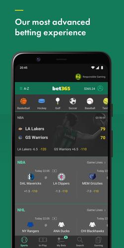 Betsson app vs Bet365 app