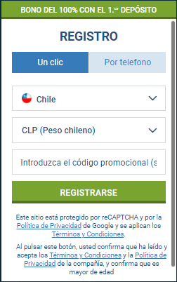 1xbet chile