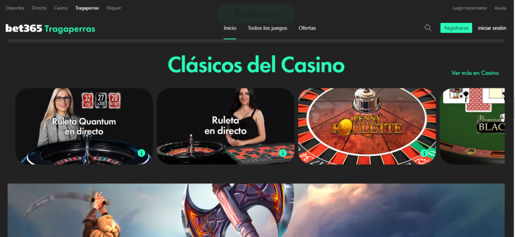 Casinos online Bet365 revisión