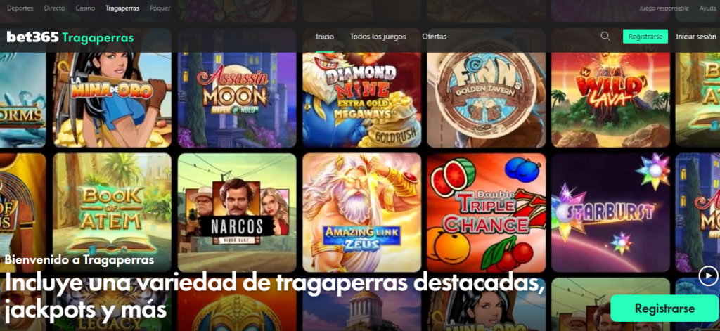 Casinos online Bet365 revisión