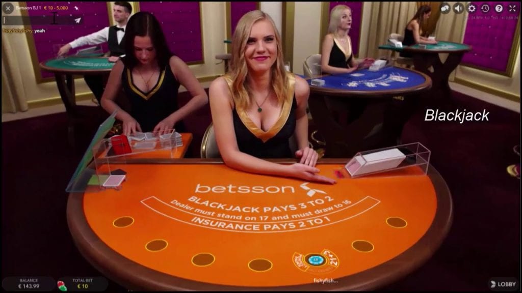 blackjack online Betsson Perú