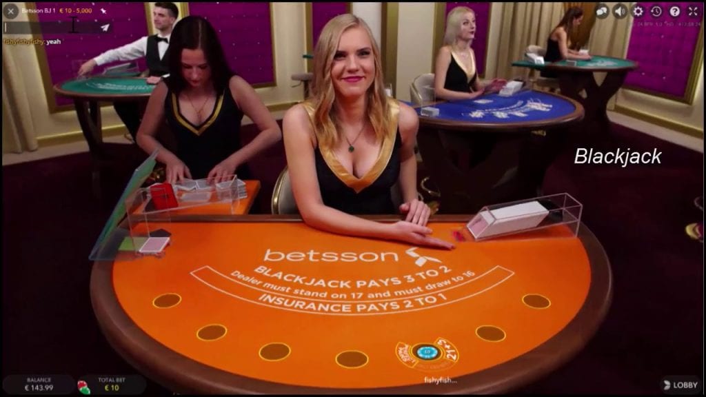 Betsson casino live